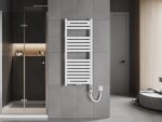 MEXEN/S - Urán radiátor + vykurovacia tyč 1200 x 500 mm, 600 W, biela W105-1200-500-2600-20