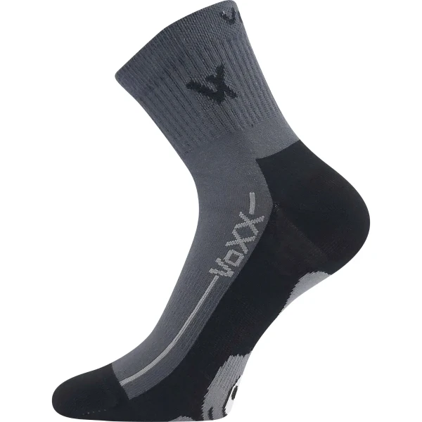 VOXX ponožky Barefootan tmavo šedé 3 páry 39-42 118583