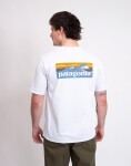 Patagonia M's Boardshort Logo Pocket Responsibili-Tee Fiber White S