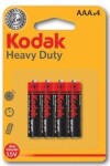 Kodak HEAVY DUTY zinkovo-chloridovej batérie AAA (blister) 4ks (30953321)