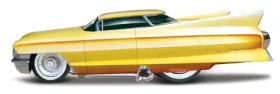Maisto Muscle Machines - Gene Winfield#39;s 1961 Cadillac Maybelline