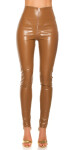 Sexy KouCla leatherlook Pants with zips black M