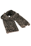 SCARF P-059 BEIGE/BLACK 205X30