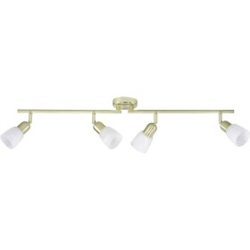 Brilliant Sofia 55331/18 stropná lampa LED E14 160 W mosadz, alabastrová; 55331/18