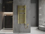MEXEN/S - Plutón radiátor + vykurovacia tyč 1200 x 500 mm, 600 W, zlatá W106-1200-500-2600-50