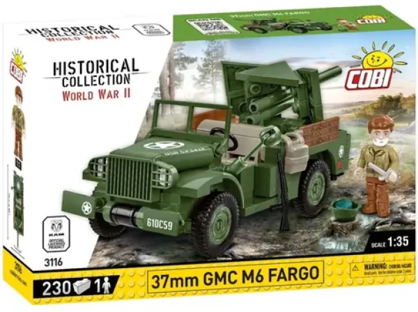 Cobi 3116 II WW 37 mm GMC M6 Fargo