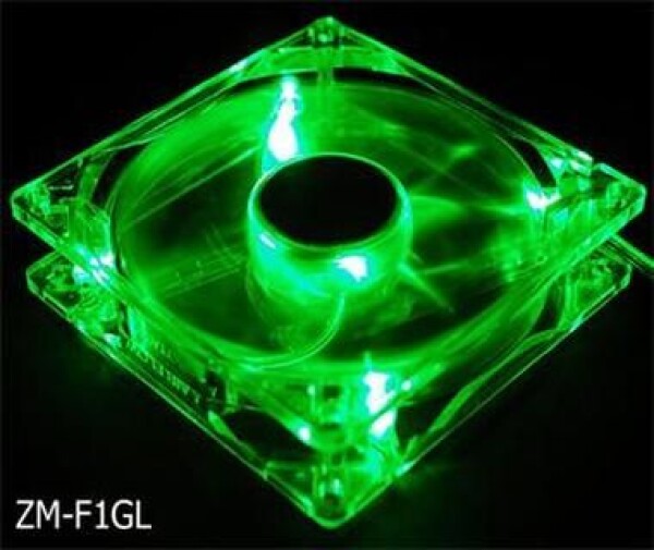 ZALMAN ZM-F1GL Green LED / 80mm / 18-30dB (ZM-F1GL)