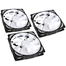 Noiseblocker NB-eLoop Fan B14-PS biela 3ks / 140mm / 24.28 dB @ 1200 RPM / 83.93 CFM / 4-Pin PWM (LUBU-032)