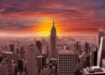 ENJOY Puzzle Západ slnka NAD panorámou New Yorku /1000 dielikov/ od 14 rokov