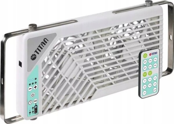 Titan Titan TTC-SC21/V3.0+ Caravan Motorhome Roof Window Double Fan 2x140mm, with remote control