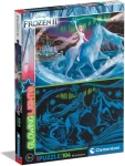 Clementoni Svietiace PUZZLE Ľadové kráľovstvo 2