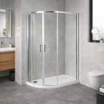 HOPA - Sprchový asymetrický kút IBIZA II + vanička VENETS - Farba rámu - Chróm / Leštený hliník (ALU), Rozmer A - 100 cm, Rozmer B - 80 cm, Smer zatvárania - Ľavé (SX), Výplň - Číre bezpečnostné sklo - 5 mm (OLBIBI210LBV