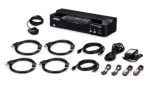 Aten / 2-portový KVM prepínač / USB 3.0 / DisplayPort 8K / dva monitory / KVMP / vr. káblov (CS1942DPA-AT-G)