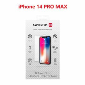 Swissten Ochranné temperované sklo 2.5D pre Apple iPhone 14 Pro MAX (74517932)