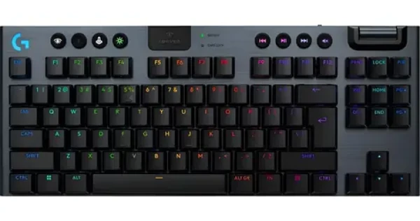 Logitech G915 X LIGHTSPEED TKL čierna / Bezdrôtová herná klávesnica / Bluetooth + USB LIGHTSPEED / RGB (920-012721)