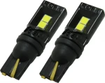 Compass LED žiarovka T10 4LED 3030 biela / 12V / 3W / 300lm / 6000K / CAN-BUS / 2ks