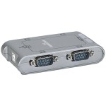 Manhattan USB 2.0 adaptér [4x D-SUB zástrčka 9-pólová - 1x USB 2.0 zásuvka B] 151047; 151047 - Manhattan 151047 USB na 4x RS232