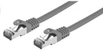 C-tech patchcord Cat7 S/FTP 0.25 m sivá (8954125015321)