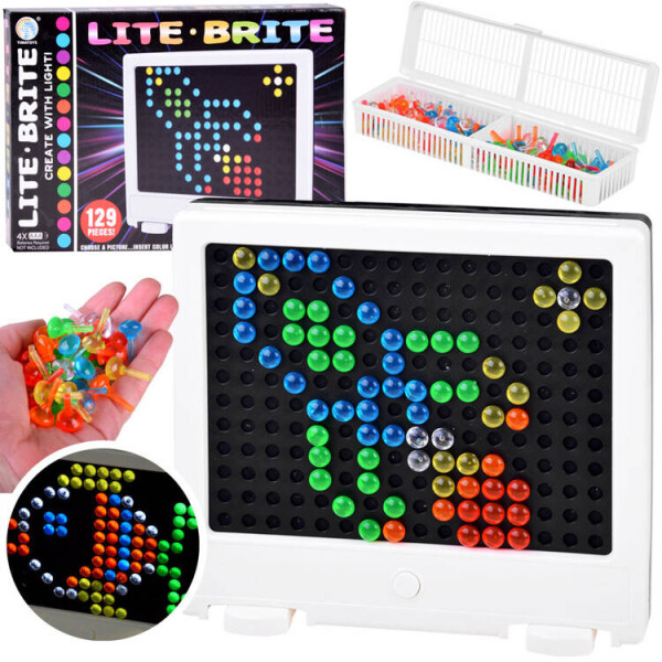 Mamido LED tabuľa mozaika s svetielkami skladačka ZA4188