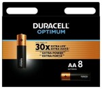 DURACELL - Optimum alkalická batéria ceruzková AA 8 ks (42386)