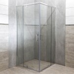 KERRA - Sprchovací kút Dunaj 2D 80-90x80-90 (bez vaničky) 5907548116420