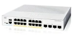 Cisco Catalyst C1300-16P- 4X / Switch / 16x GbE / 4X SFP+ / 16x PoE+ / 120W / bez ventilátora (C1300-16P-4X-RF)