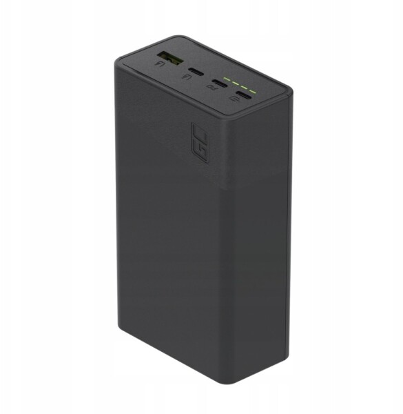 Green Cell Greencell PowerPlay 30 - Čierny powerbank 30 000mAh, 22,5W, 4 porty