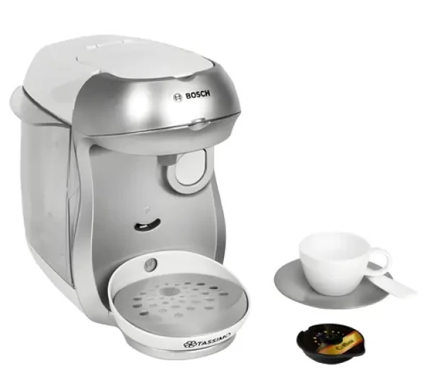 BOSCH Tassimo strieborná / Kávovar na kapsule (9231)
