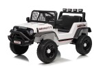 Mamido Mamido Elektrické autíčko Speed Offroad biele | 4x45W | EVA kolesá | 12V 7Ah | EKO koža