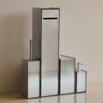 Ferm Living Nerezový WC kartáč Sama