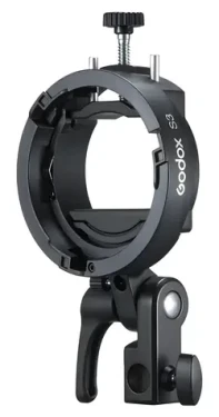 Godox S3 / Držiak blesku / Bowens / náklon ±90° / svorka 3,5-6,3 cm (S3GD)