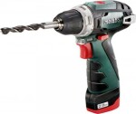 Metabo 600984000 PowerMaxx BS Basic / Aku Skrutkovač / 12V / 2x 2.0Ah / Li- ION / 10mm skľučovadlo / 1400 ot-min / 34Nm (600984000)