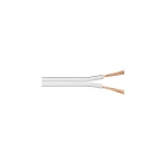 MicroConnect Reproduktorový kábel biela / 2 x 1,5 mm2 / 25 m (AUDSPEAKER4)