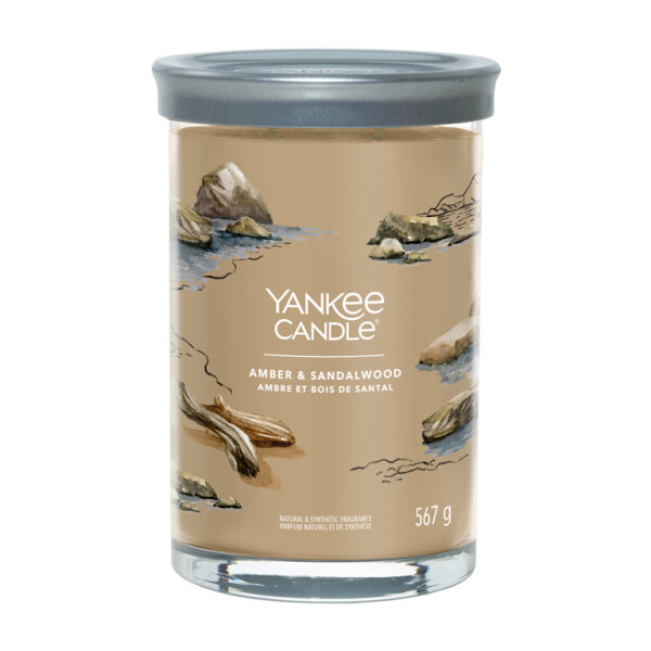 Yankee Candle Signature Amber amp; Sandalwood Tumbler 567g (5038581143477)