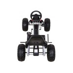 Mamido Detská šliapací motokára Monster Strong čierna