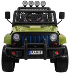 Mamido Elektrické autíčko Jeep Raptor 4x4 zelené