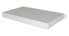 Lanberg 19" 1U šedá / Zásuvka do racku / hĺbka 270 mm / nosnosť 30 kg (AK-2002-S)