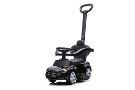 Mamido Detské odrážadlo auto s vodiacou tyčou Mercedes čierne
