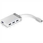 TrendNet TUC-H4E 4 porty USB kombinovaný hub sivá; TUC-H4E