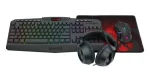 Redragon S101-BA-3 čierna / Herný set 3v1 / klávesnica / myš / slúchadlá / USB / RGB (S101-BA-3)