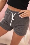 Dámske bavlnené šortky s elastickým pásom graphite UNI