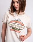 Patagonia W's Great Waves Ringer Tee Undyed Natural S