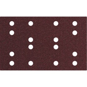 Suché brúsne listy 80 x 133 mm, P 60, 16 otvorov, so suchým zipsom (SRA) Metabo 635191000; 635191000