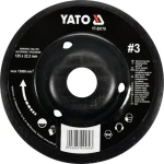 YATO Rotačná rašpľa uhlová 125 mm jemná typ 3 / Rašpľa / Upínací otvor 22,2 mm / Max. 13000 min-1 (YT-59170)