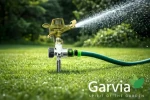 Garvia Pulzný postrekovač kovový / Zavlažovač / 360° otočný / dosah 26 m / zinkový bodec