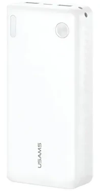 USAMS PB83 20000mAh biela / Power Banka / 2x USB-A / 1x USB-C / PD (20KCD25402)