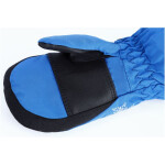 Detské zimné rukavice Viking Starlet s fleecovou manžetou na jednom prste s ozdobnými snehovými vločkami, tmavomodré (125/15/5195/15) 4