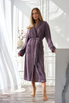 L&L 2558 Celeste dlhý dámsky župan M-2XL ametyst L