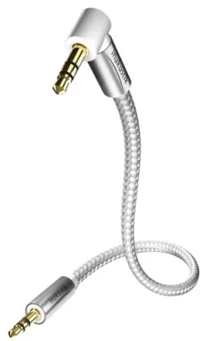 In-akustik Premium II MP3 kábel 1.5m / 3.5mm jack (M) - 3.5mm Jack (M) 90° (4104015)