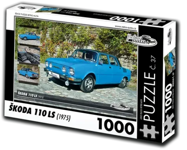 RETRO-AUTA Puzzle č. 37 Škoda 110 LS (1975)